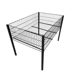Profil Ayaklı Tel Sepet 80X120 cm
